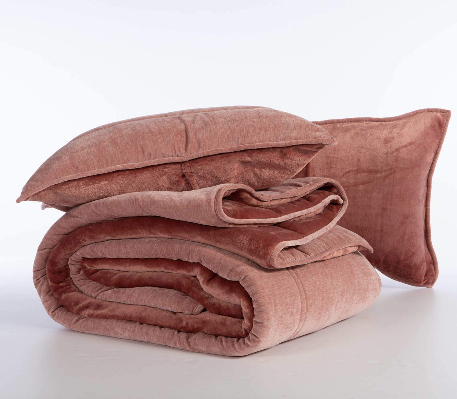 Κουβερτοπάπλωμα Υπέρδιπλο Nef-Nef Homeware Vania 240x220 Rose 