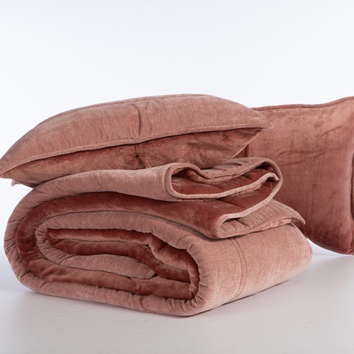 Κουβερτοπάπλωμα Υπέρδιπλο Nef-Nef Homeware Vania 240x220 Rose