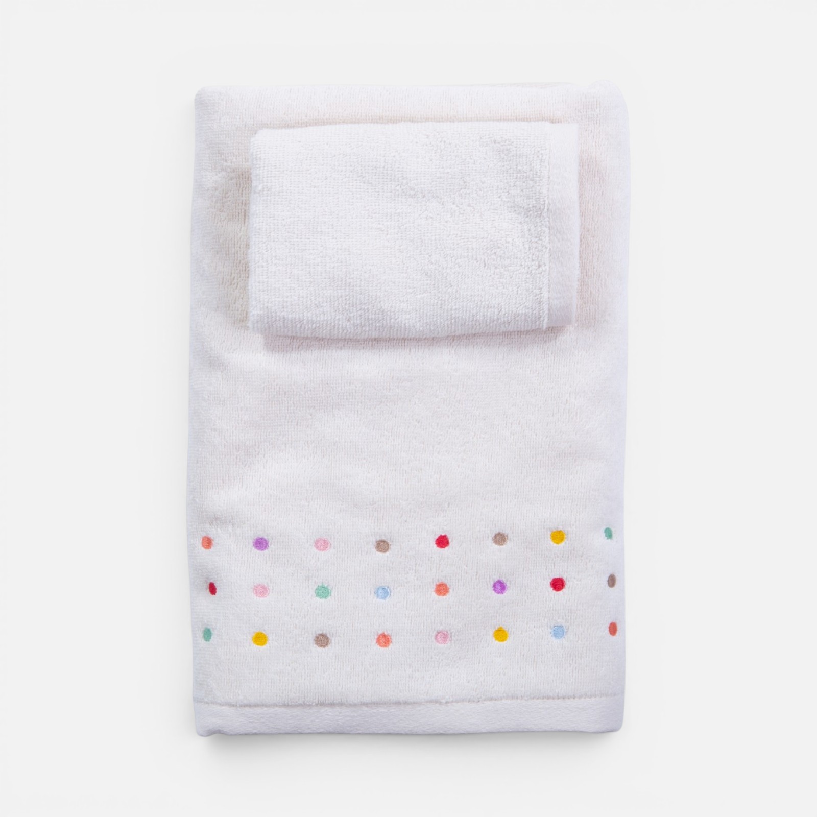 Βρεφικές Πετσέτες Nef-Nef Homeware (2ΤΜΧ) Dots Ecru/Pink