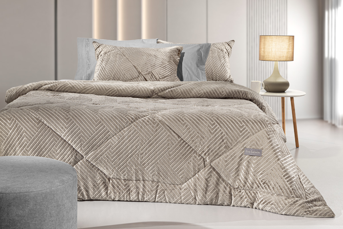 Πάπλωμα Μονό Guy Laroche York Natural 160X240