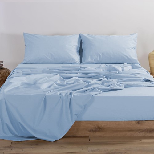 Σεντόνι Υπερδιπλο Nef-Nef Homeware Basic 240X270 L.Blue