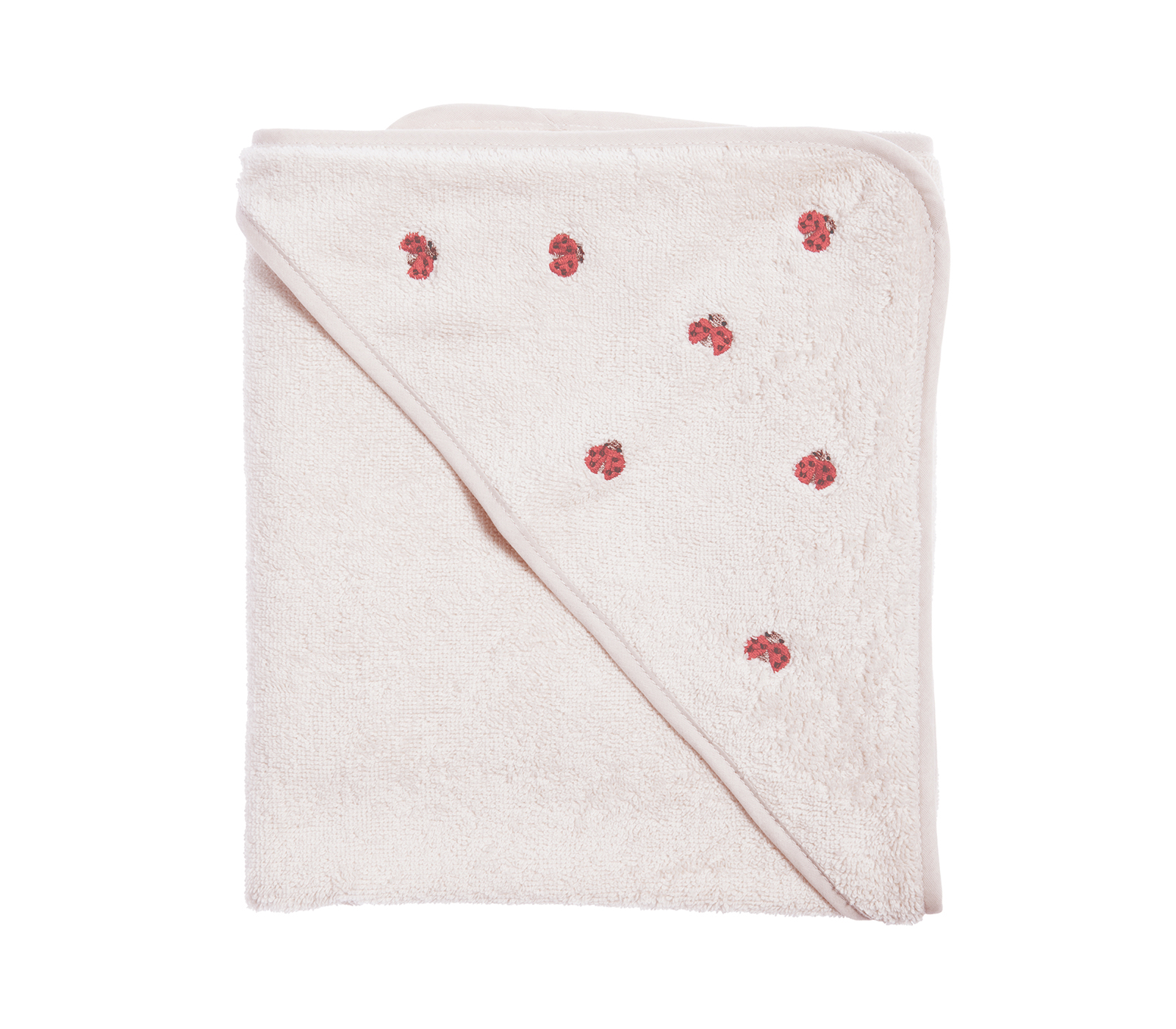 Βρεφική Κάπα Nef-Nef Homeware Lady Bug 75x75 Ecru
