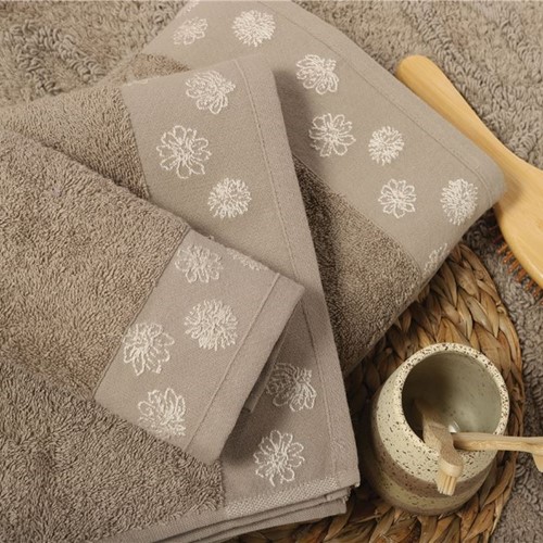 Σετ Πετσέτες Nef-Nef Homeware Anthem 3τμχ Beige