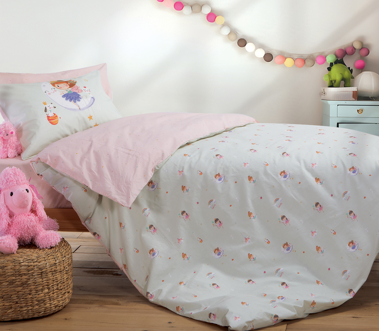  Παιδικά Σεντόνια Nef-Nef Homeware (Σετ) Sweet Dreams 170X260 Aqua