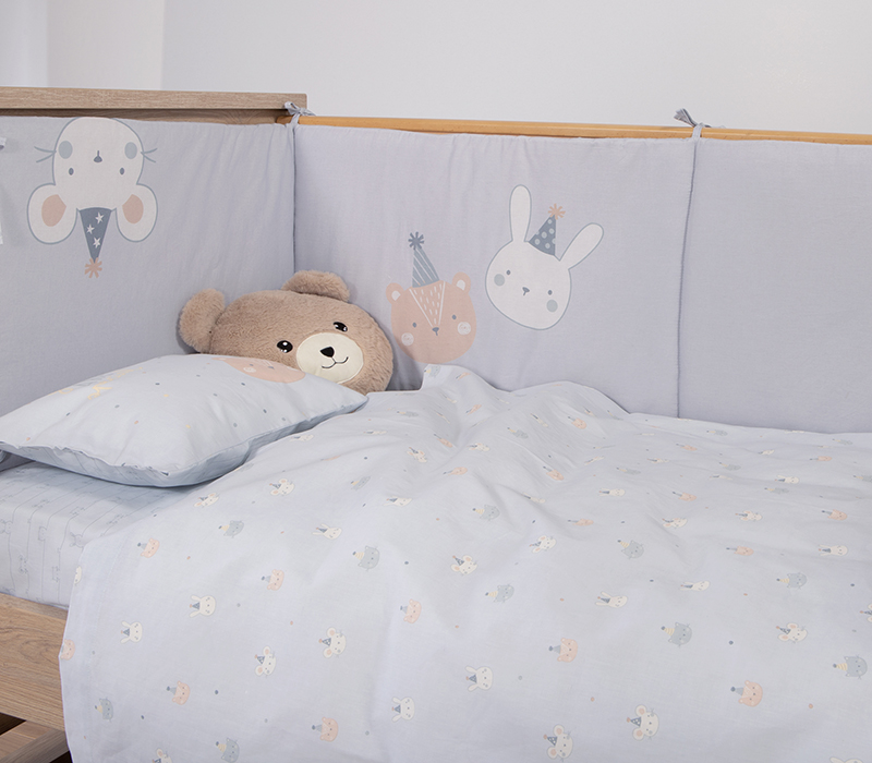 Βρεφικά Σεντόνια Nef-Nef Homeware Special Party Blue