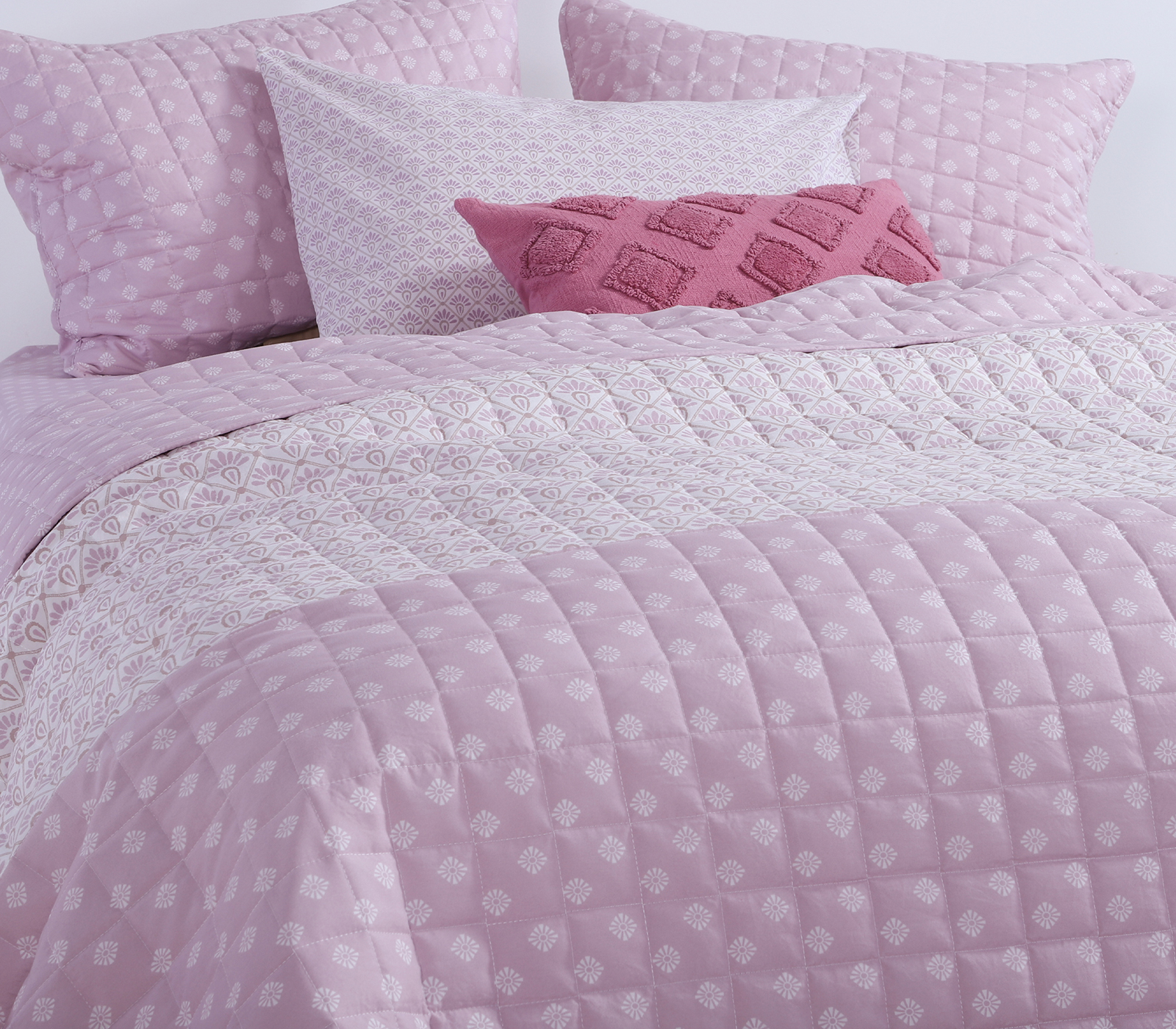 Κουβερλί Μονό Nef-Nef Homeware Keylan  180x240 Mauve 