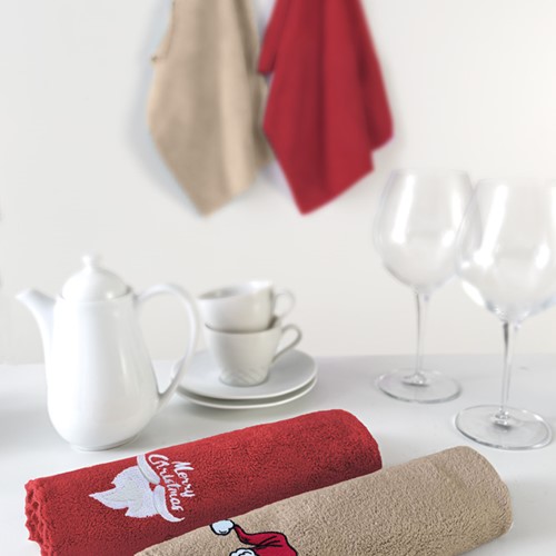 Πετσέτες Χριστουγεννιάτικες Saint Clair (Σετ) Christmas towels set 1 (35X50)