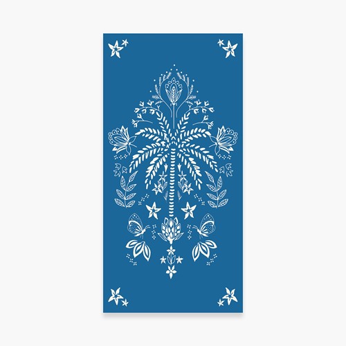 Πετσέτα Θαλάσσης Nef-Nef Homeware Oriental 80x160 Blue