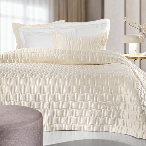 Κουβερλί Υπέρδιπλο Βαμβακοσατέν Guy Laroche (Σετ) Brick Ecru 250X240