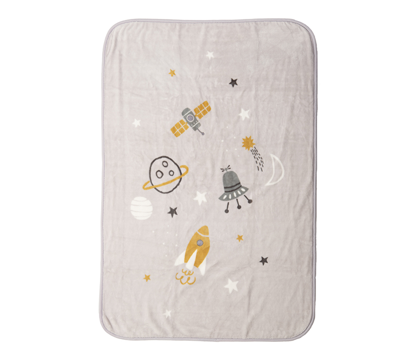 Βρεφική Κουβέρτα κούνιας Nef-Nef Homeware My Universe 100x140 Grey