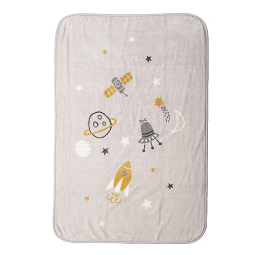 Βρεφική Κουβέρτα κούνιας Nef-Nef Homeware My Universe 100x140 Grey