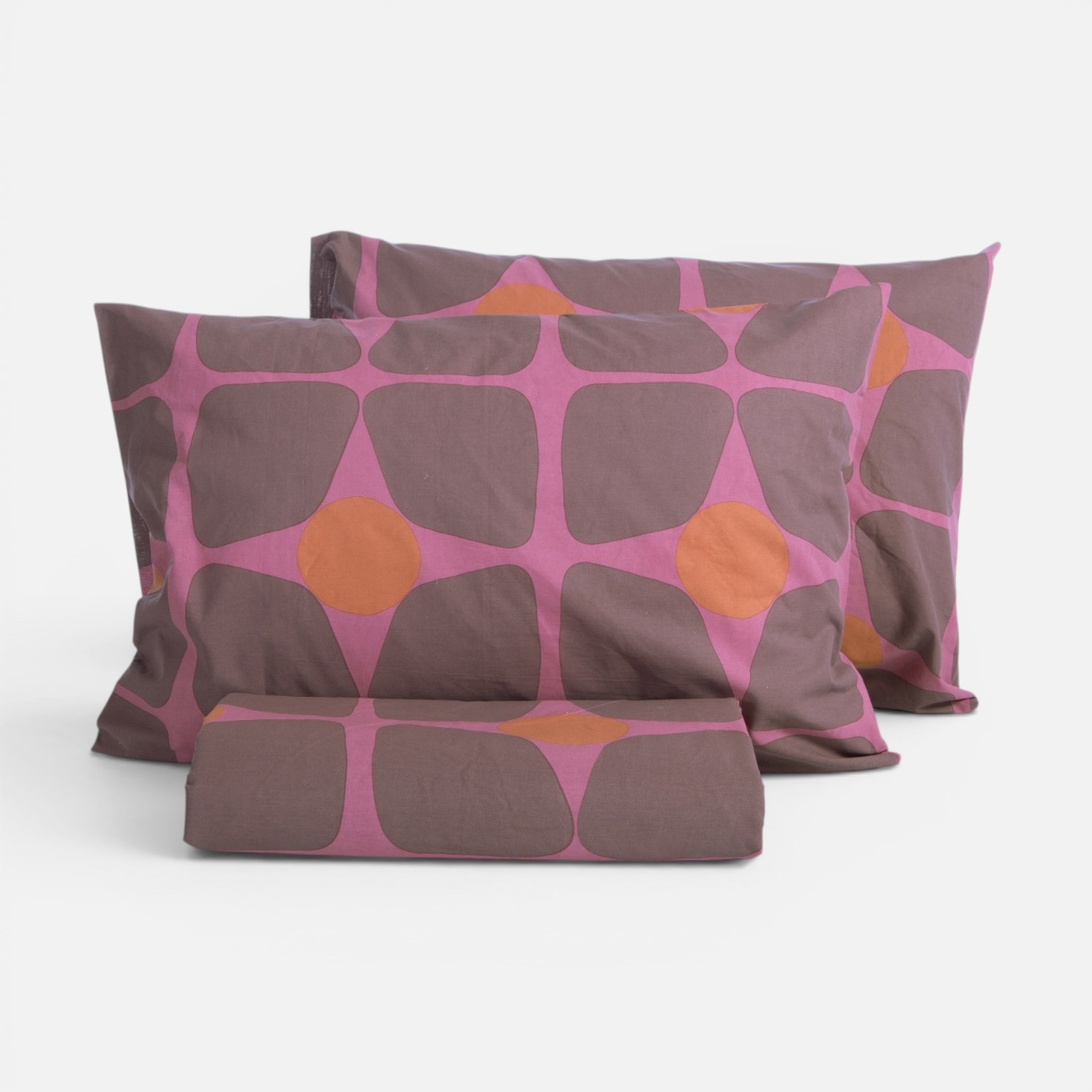 Moνή Παπλωματοθήκη Nef-Nef Homeware (Σετ) Βαμβακερή Casual Coreo 170x240 Mauve