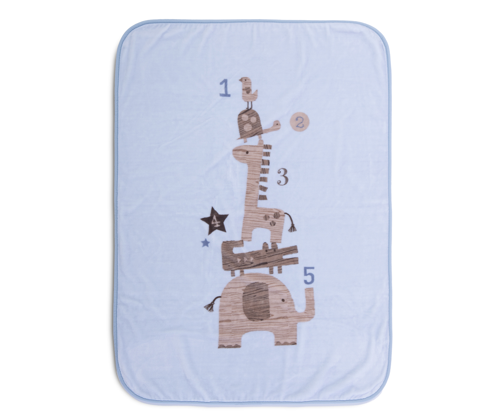  Βρεφική Κουβέρτα Αγκαλιάς Nef-Nef Homeware Favorite toys 75X100 L.Blue