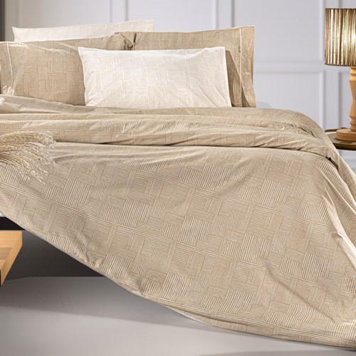 Σεντόνια King Size Guy Laroche (Σετ) Stencil Mocca 270X265