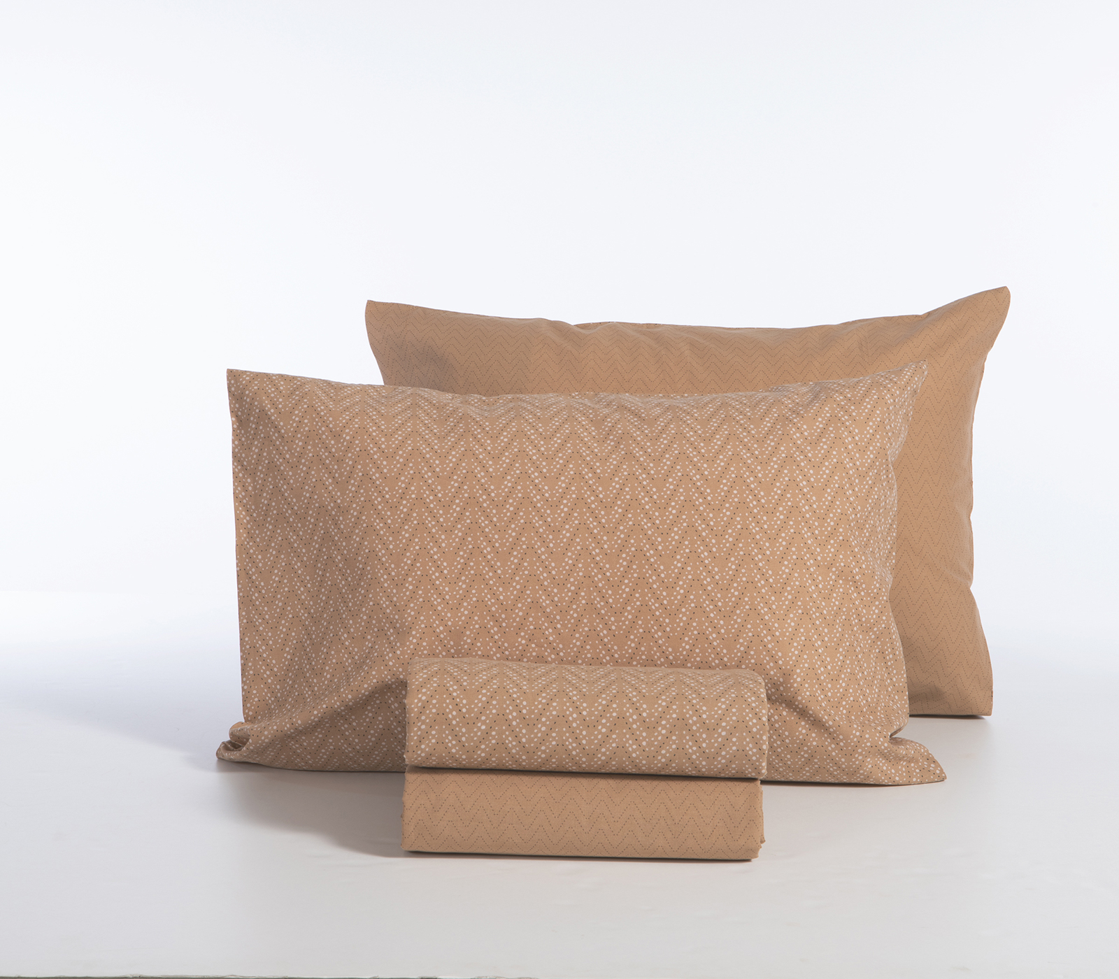 Σεντόνια Υπέρδιπλα Nef-Nef Homeware Suspen 240x270 Caramel
