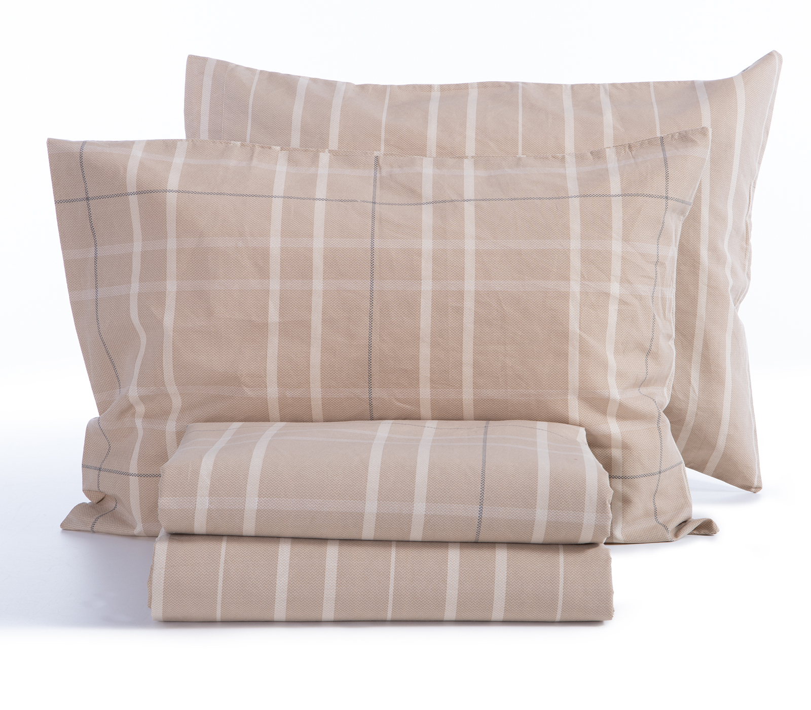 Σεντόνια Μονά Nef-Nef Homeware (Σετ) 170Χ270 Highlar Olive