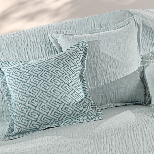 Διακοσμητικό Μαξιλάρι Guy Laroche (χωρίς γέμιση) Moreno Aqua 50X50