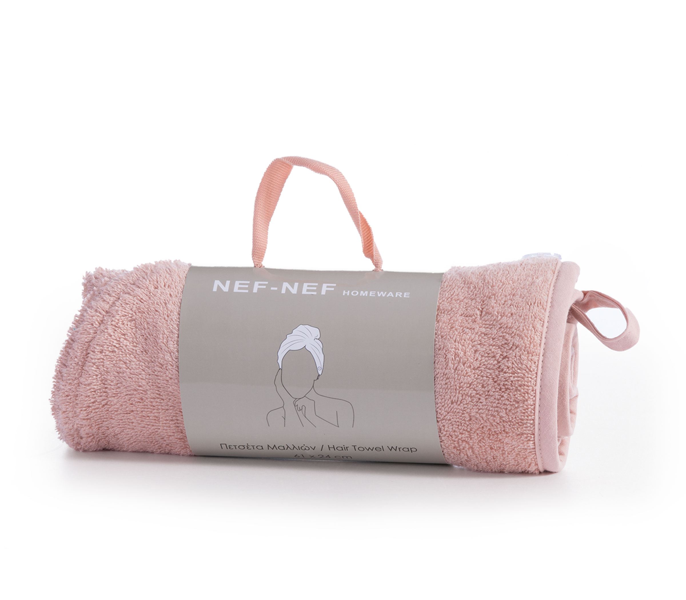 Πετσέτα Μαλλιών Nef-Nef Sandy 61Χ24 Pink