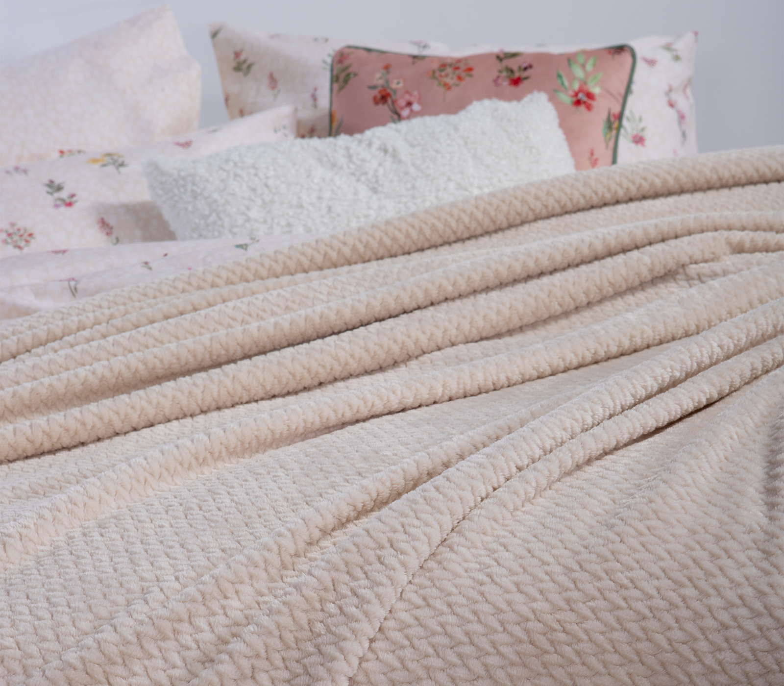  Κουβέρτα Yπέρδιπλη Nef-Nef Homeware 220X240 Worth Pink