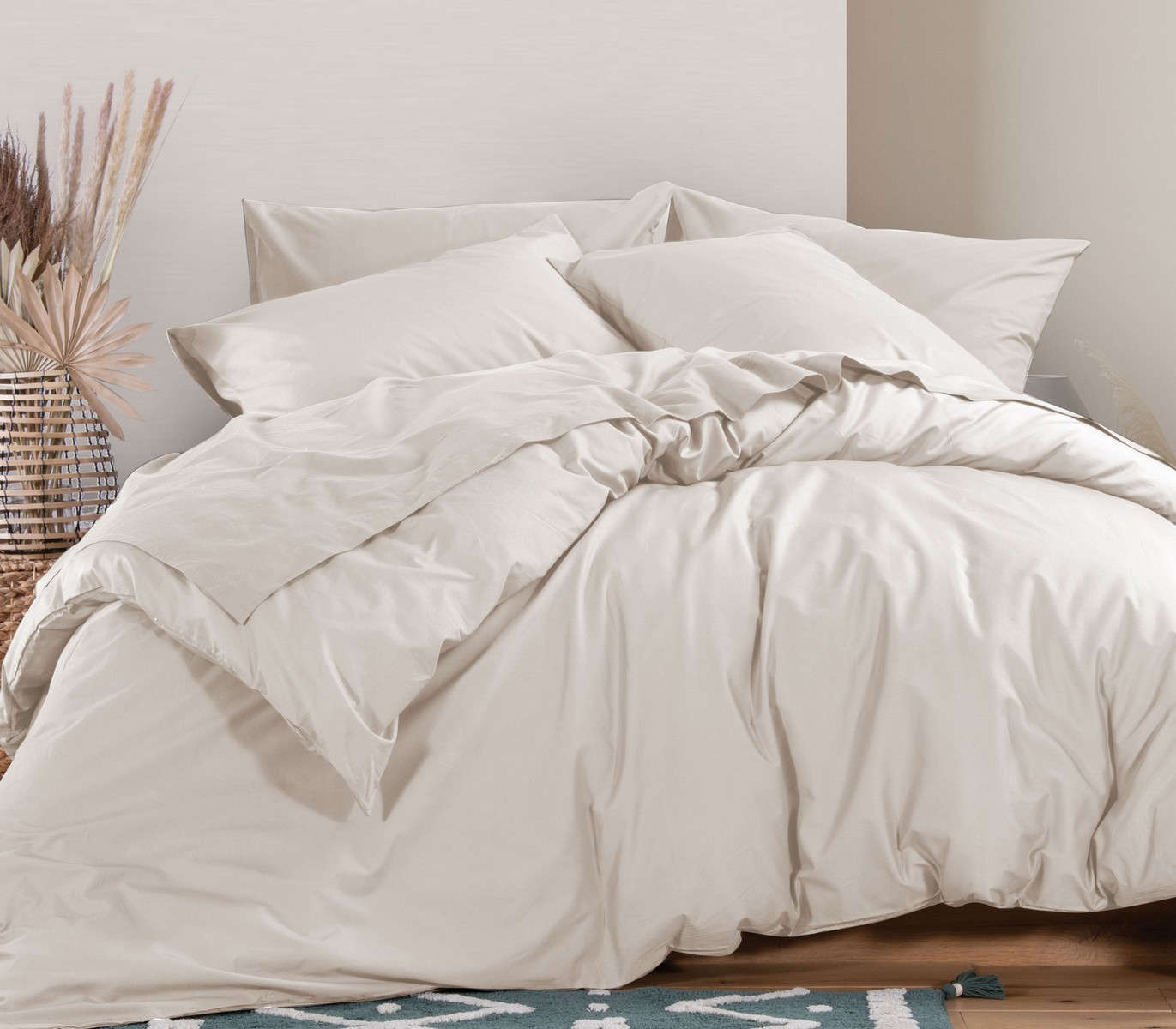  Παπλωματοθήκη Υπέρδιπλη Nef-Nef Homeware Basic-22 230X240 Ecru