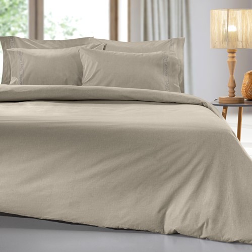 Παπλωματοθήκη Υπέρδιπλη Guy Laroche Color Plus Taupe 225X245