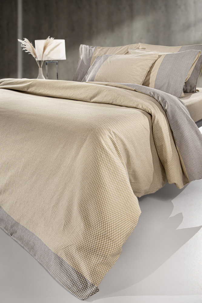 Σεντόνια King Size  Guy Laroche (Σετ) Φανέλα Verona Taupe 270X265