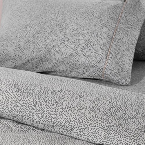 Σεντόνια Φανελένια King Size Guy Laroche (Σετ) Palma 270X265 Grey