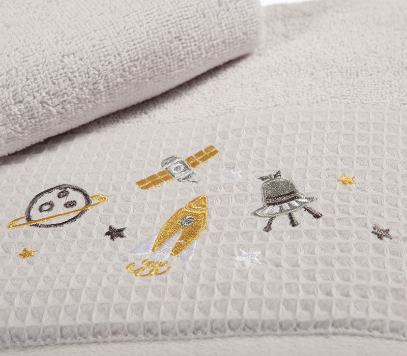 Βρεφικές Πετσέτες Nef-Nef Homeware (Σετ) My Universe Grey