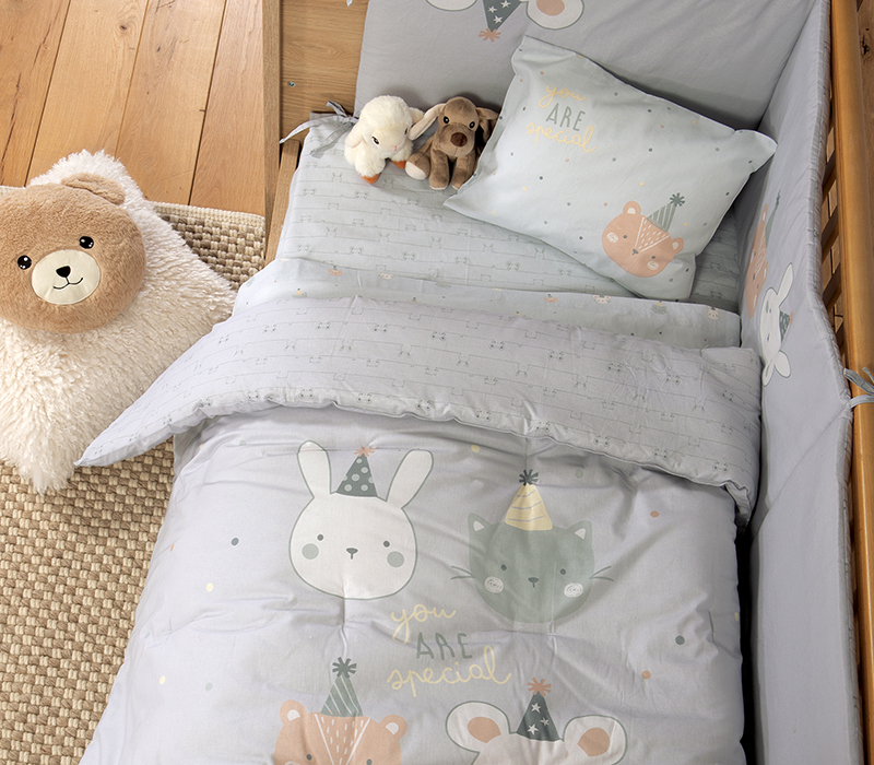 Βρεφικό Πάπλωμα Nef-Nef Homeware Special Party 110x140 Blue