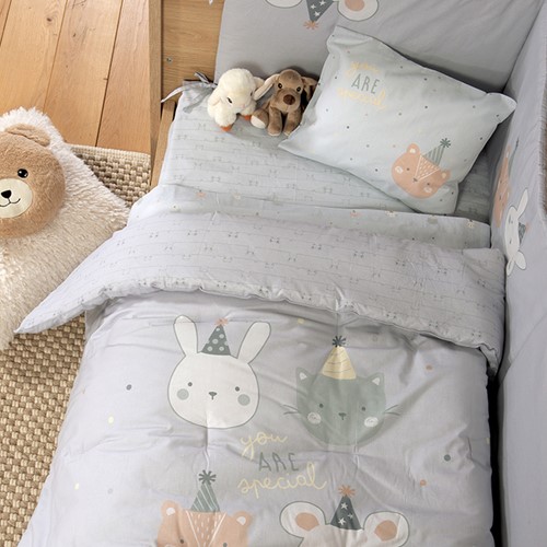 Βρεφικό Πάπλωμα Nef-Nef Homeware Special Party 110x140 Blue