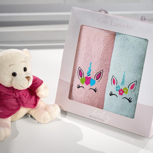 Βρεφικές Πετσέτες Guy Laroche (Σετ) Baby Towels Girl 3 (35X50)