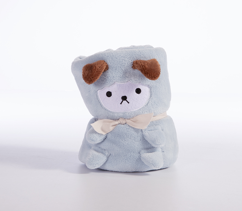 Βρεφική Κουβέρτα Nef-Nef Homeware Fleece Αγκαλιάς Lovely Sheep 80x110 L.blue