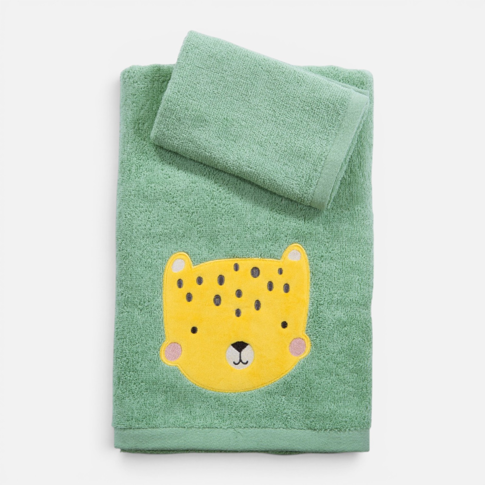 Παιδικές Πετσέτες Nef-Nef Homeware (2τμχ)  Jungle Mania Pistachio