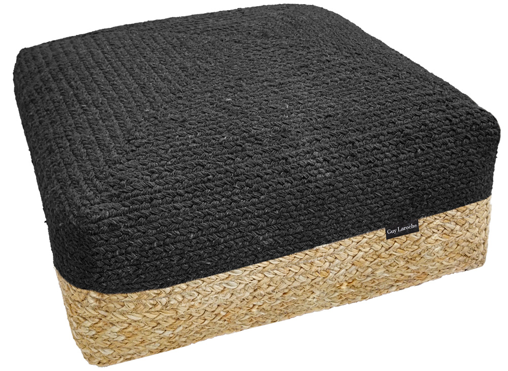 Πούφ Guy Laroche Maya Boho Natural 50X50X25 