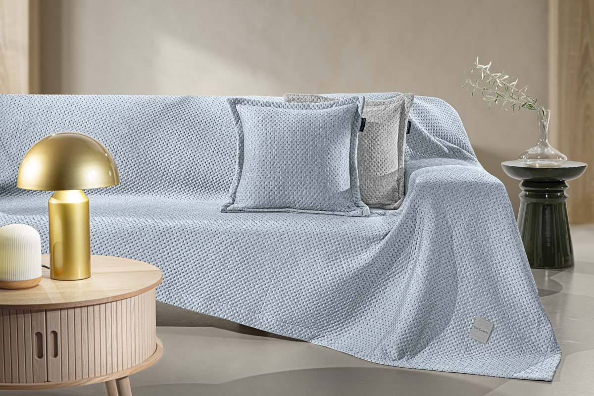 Ριχτάρι Τριθεσίου Guy Laroche Cooling Denim 170X300 + Μαξιλάρι 45X45+3