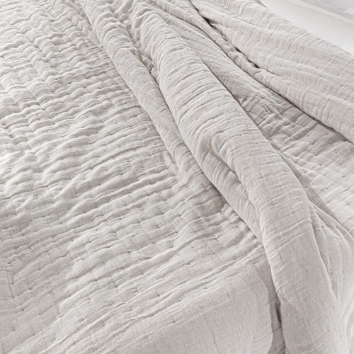 Κουβερλί King Size Guy Laroche Must Linen-Sand 270X250 (Διπλής Όψης)