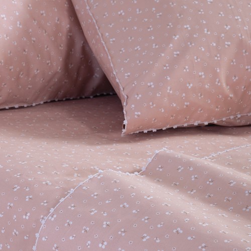 Σεντόνια Διπλά Nef-Nef Homeware (Σετ) Sissy 200x270 Rose