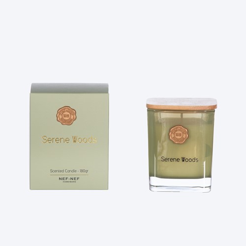Αρωματικό Κερί Nef-Nef Homeware Serene Wood 180gr