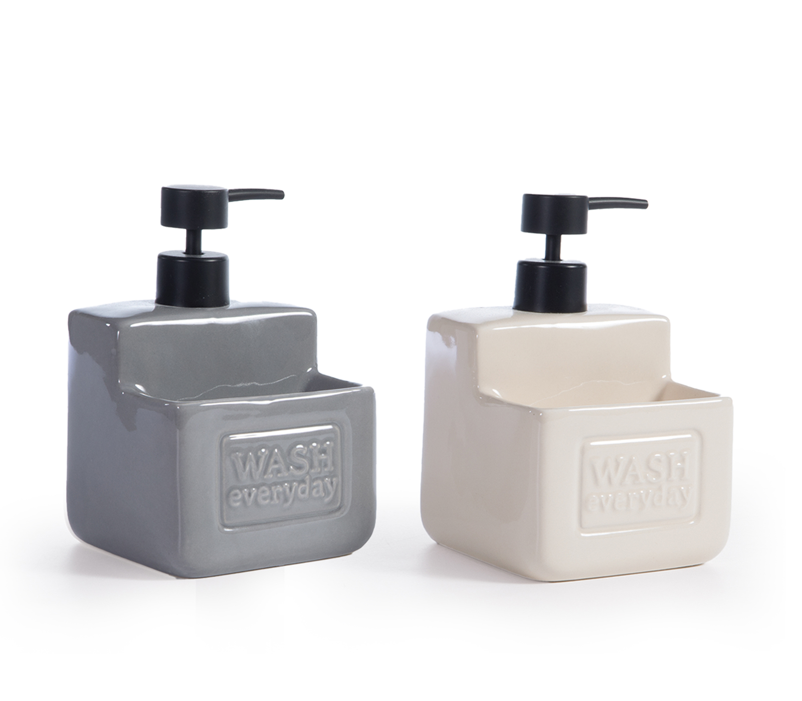 Δοχείο Κρεμοσάπουνου Nef-Nef Homeware Clean Off White