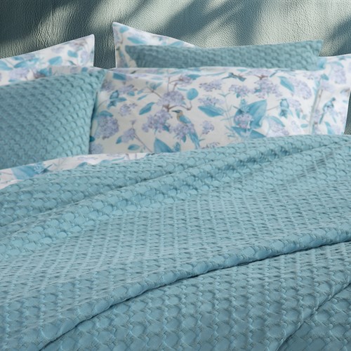 Πικέ Κουβέρτα Υπέρδιπλη Nef-Nef Homeware Elmer 230x240 Blue