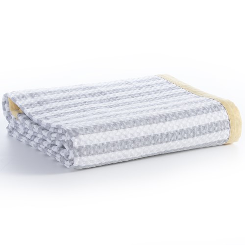Παιδική Κουβέρτα Πικέ Nef-Nef Happy Stripe 160X240 Grey