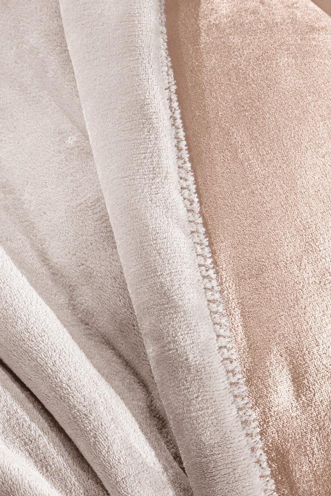 Koυβέρτα Βελούδινη Guy Laroche Yπέρδιπλη (Σετ) 250Χ240 Velvet Pudra