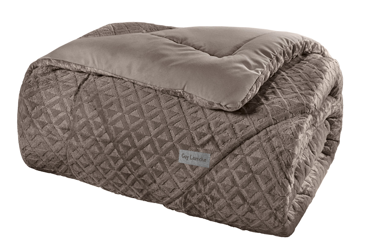 Κουβερτοπάπλωμα Μονό Guy Laroche Profile Cocoa 160x240