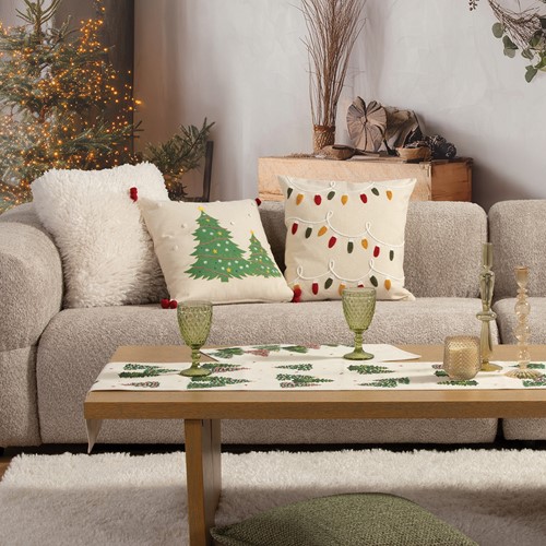 ΧΡΙΣΤΟΥΓΕΝΝΙΑΤΙΚΗ ΤΡΑΒΕΡΣΑ HAPPY HOLIDAY 33X150 NEF-NEF HOMEWARE