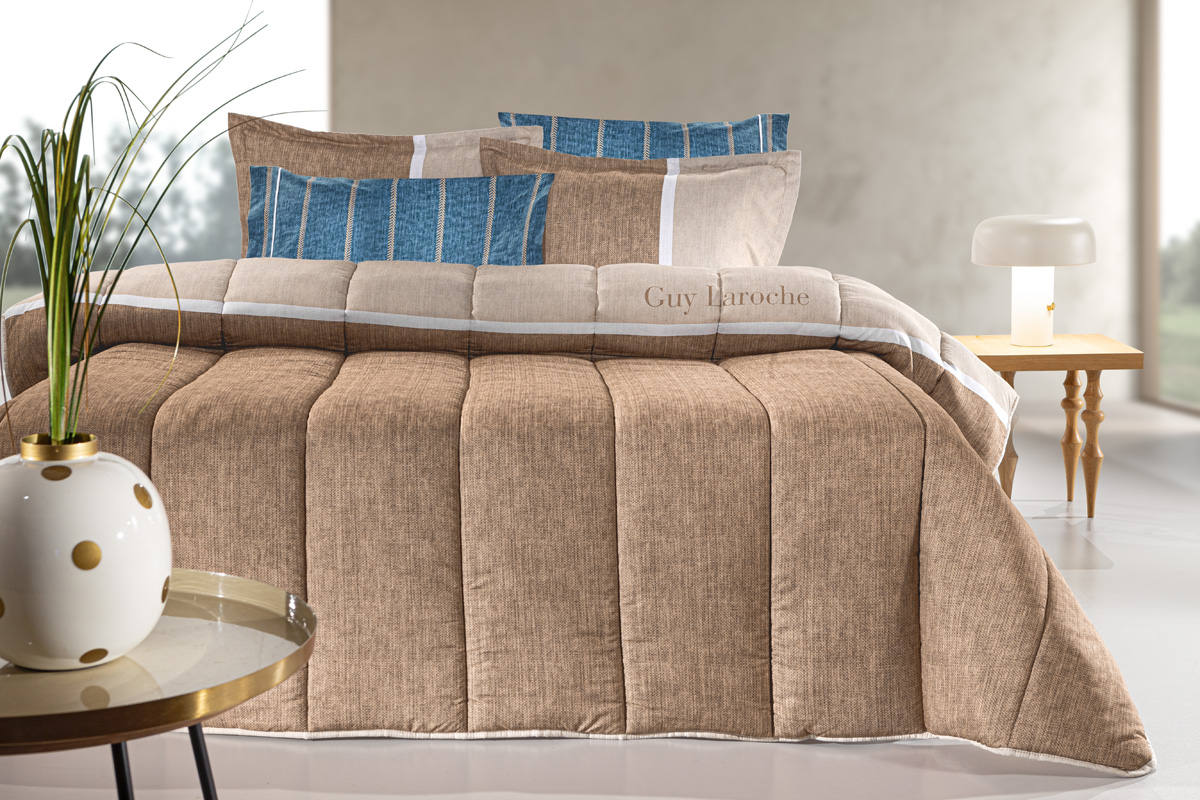 Πάπλωμα Υπέρδιπλο Guy Laroche Suede Beverly Almond 220X240