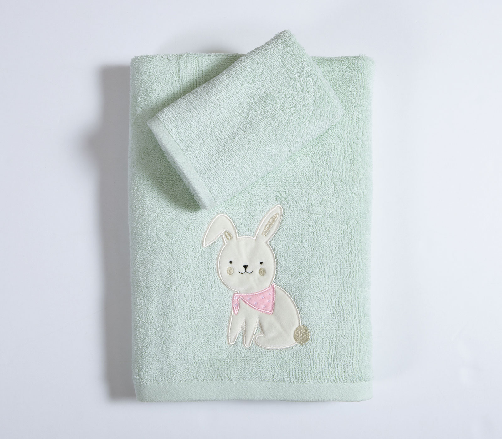 Βρεφικές Πετσέτες Nef-Nef Homeware (2ΤΜΧ) Pic Nic Together Milky Green 