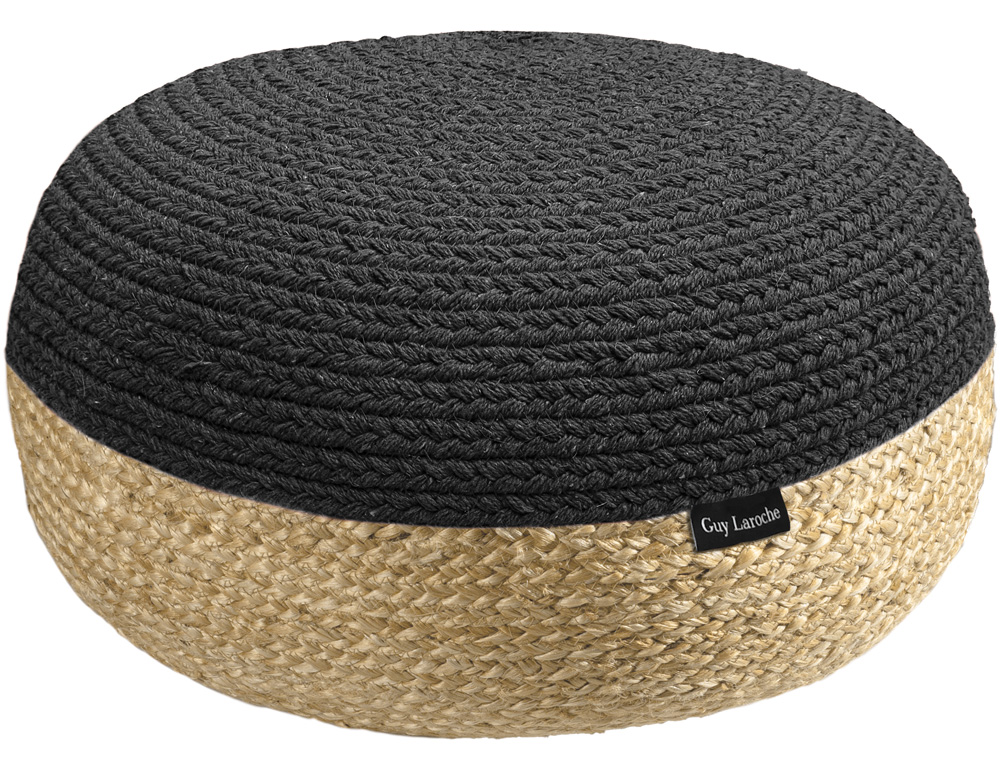Πούφ Guy Laroche Maya Ottoman Natural 50X50X25