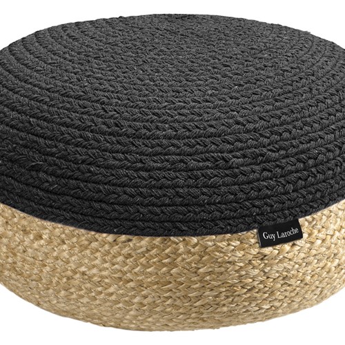 Πούφ Guy Laroche Maya Ottoman Natural 50X50X25