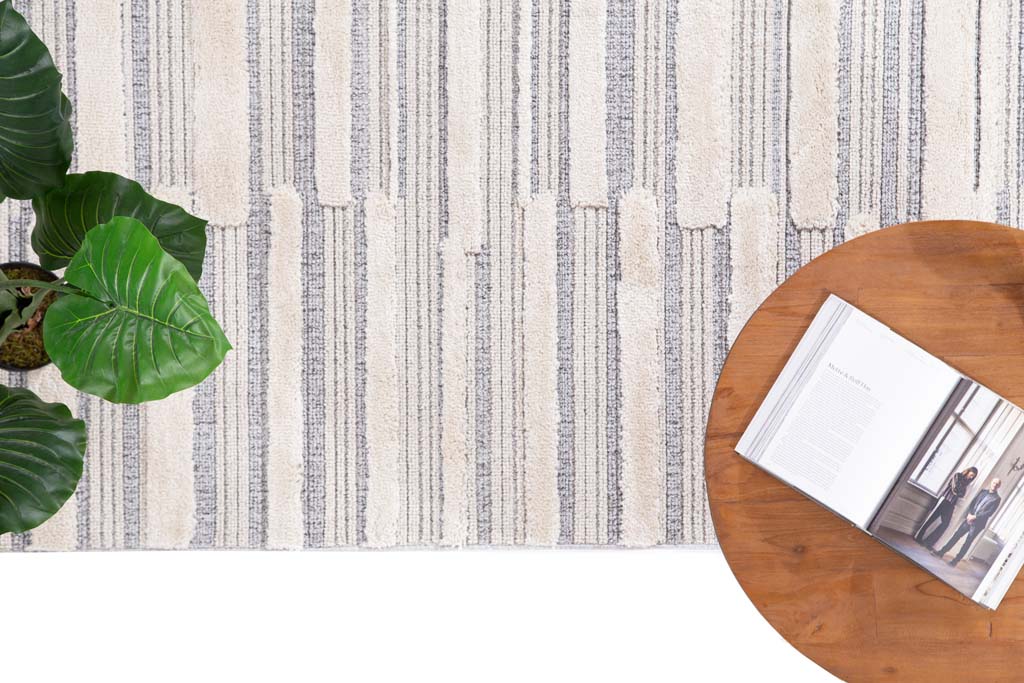 Xαλί Σαλονιού La Casa 713A White L. Grey Royal Carpet 200Χ250