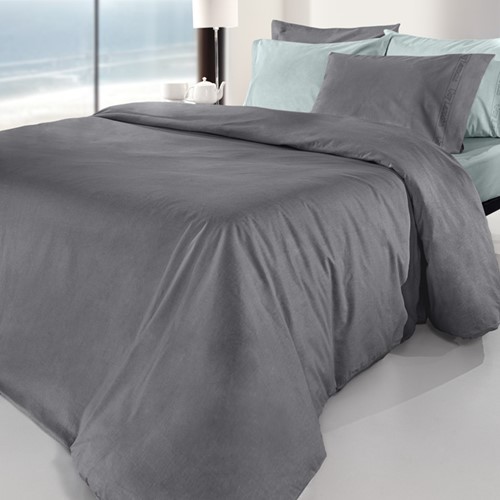 Σεντόνι Υπέρδιπλο Μεμονωμένο Guy Laroche Color Plus Anthracite 160X200+32 Με Λάστιχο